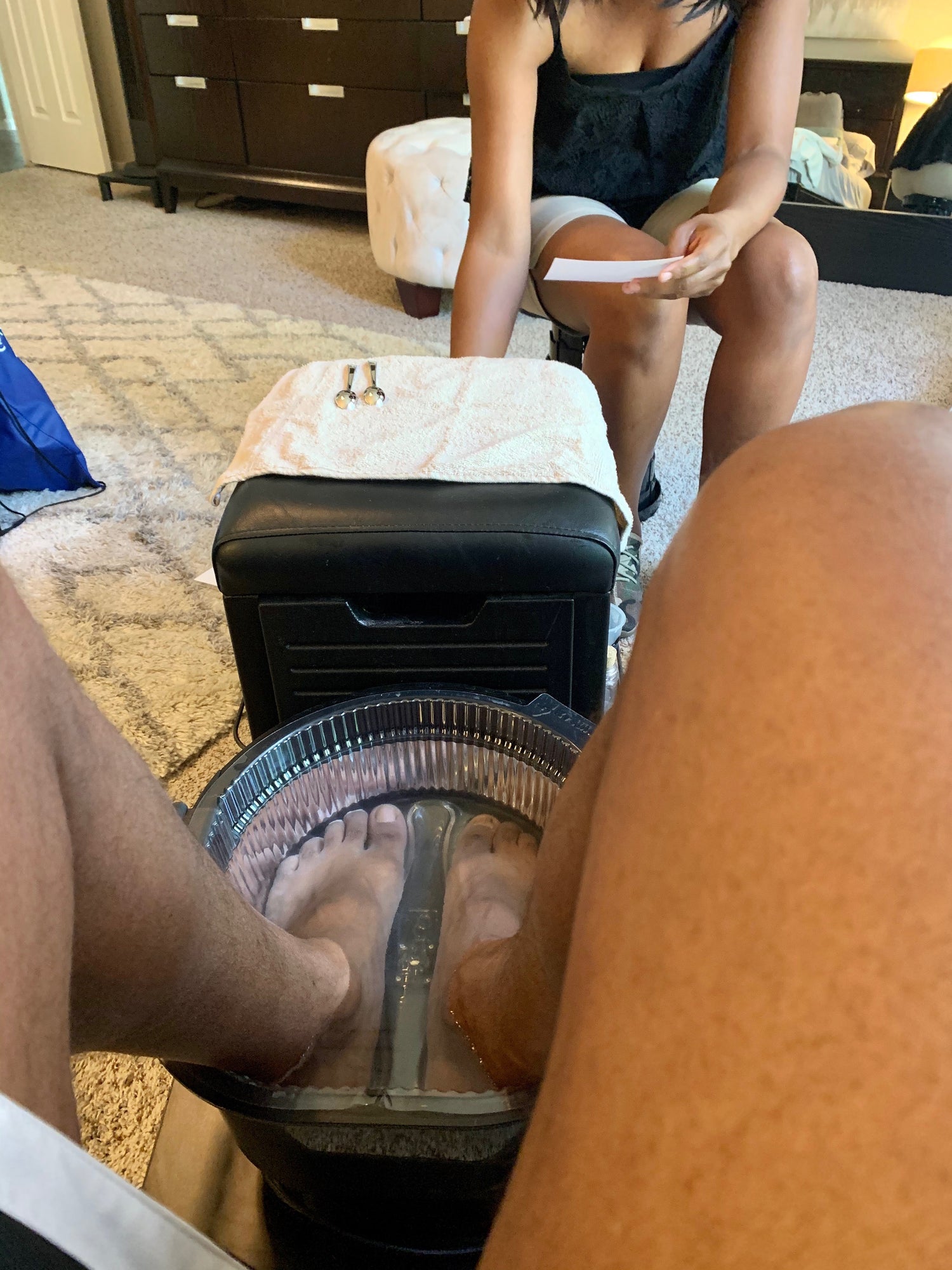 Foot Soak and Massage
